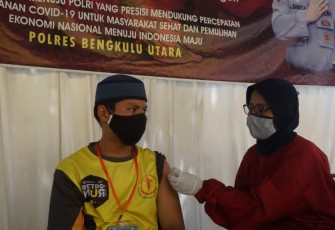 Polres Bengkulu Utara Berdayakan Gerai Vaksin Presisi