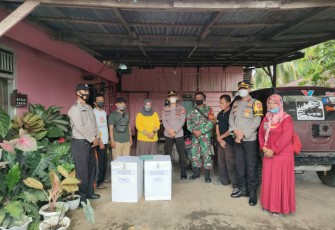 Polres Bengkulu Tengah Kawal Pendistribusian logistik Pilkades 2021