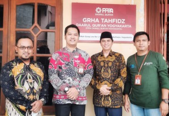 PPPA Daarul Qur'an Yogyakarta menerima kunjungan Lembaga Pusat Pengabdian Kepada Masyarakat ( LPPM UIN ) UIN Syarif Hidayatullah 