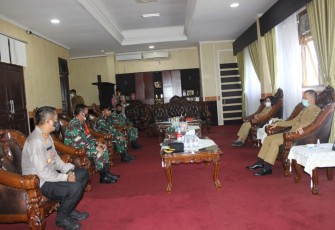 Kunker di Gunung Mas, Dandim Palangka Raya Optimalkan OMSP
