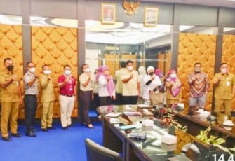 Plt.Bupati Bintan Bersama Association  Of Indonesia Travel Agency (ASITA) Kepri Audiensi di Kantor  Pemkab Bintan