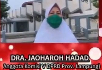 Dra. Jaoharoh Hadad (Anggota Komisi V DPRD Prov. Lampung)