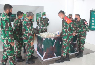 50 Anggota Kodim Palangka Raya Jalani Tes Urine,