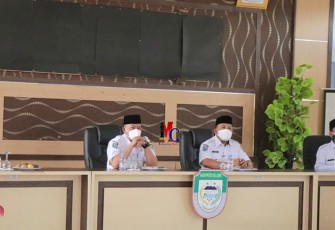 Bupati Resmikan Anggota BPD Desa Simpur Ijang Dan Tebat sibun
