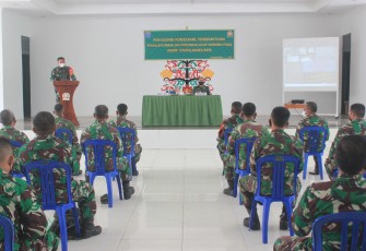 Kodim 1016/ Palangka Raya menggelar penyuluhan Pencegahan Pemberantasan Penyalahgunaan Peredaran Gelap Narkoba (P4GN), Rabu 25 Agustus 2021. 
