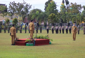Upacara Peringatan Hari Anti Korupsi dan Bela Negara Bersama Forkopimda Palangka Raya