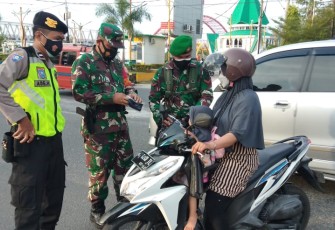 Puluhan Warga Palangka Raya Terjaring Razia Masker