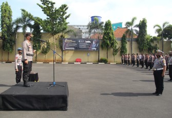 Upacara kenaikan pangkat pengabdian Polres Pekalongan