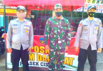 Untuk Penegasan PPKM Darurat, 'Kapolsek Cisompet' Laksanakan Operasi Yustisi di Wilkum Setempat