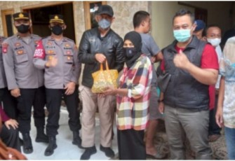 Bersama Polres Garut, Lurah Kota Wetan Kembali Gencarkan Vaksin Dor to Dor Lansia