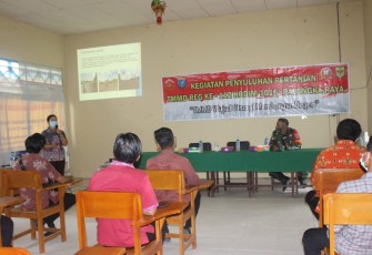 Tingkatkan Pengetahuan Masyarakat Kampuri, Satgas TMMD Gelar Kegiatan Penyuluhan Pertanian