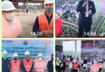 Topping-off Ceremony  Holiday Inn resort dan Indigo Bintan