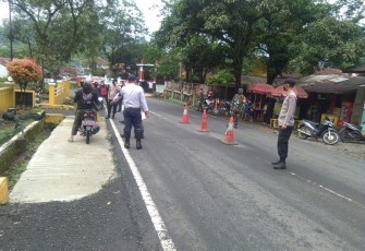 Giat Operasi Yustisi PPKM Darurat Level 3, Di Wilayah Hukum Polsek Cisompet