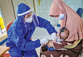 Aktivitas Posyandu Balita oleh Kader Kesehatan