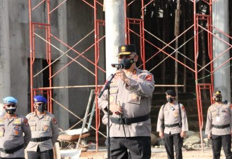Pimpin Apel Pagi, Kapolda Bengkulu Ingatkan Personil Untuk Siap Dalam Gelaran Pemilu 2024