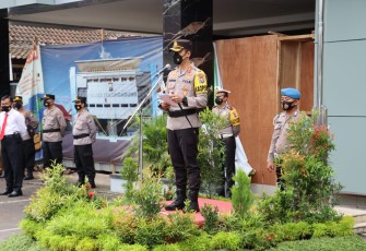 Kapolres Tulungagung Pimpin Apel Gelar Pasukan Ops Zebra Semeru 2021