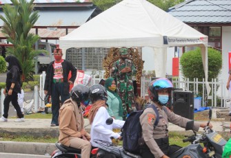 Komsos Babinsa Bersama Persatuan Kuda Lumping Se Kota Palangka Raya