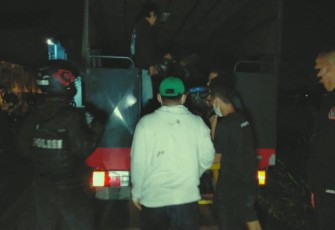 Sembilan Orang Remaja  Di Amankan Tim Maung Galunggung Polres Taskot, Yang Lagi Pesta Miras Di Purbaratu.