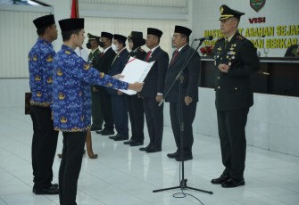 Dandim 0208/Asahan saat Pimpin Upacara Peringatan Hari Kesaktian Pancasila