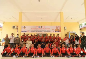 50 Paskibraka Labuhanbatu saat foto bersama