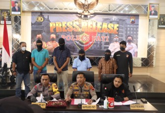 Konferensi Pers Polres Pati