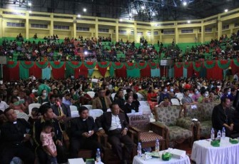 Bupati Labuhanbatu saat Hadiri Perayaan Natal Oikumene 