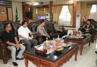 Kapolda Bengkulu Silahturahmi Ke Gubernur Bengkulu