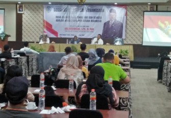 Sosialisasi wawasan kebangsaan pada Minggu (11 September 2022)