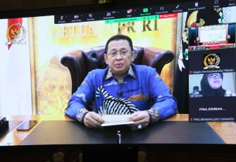 Bamsoet saat Sosialisasi Empat Pilar MPR RI bersama Ikatan Guru Indonesia