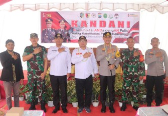 Dandim saat Dampingi Bupati Ikuti Kegiatan Kandani Dialog Kamtibmas Polres Tulungagung