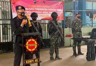 Sosialisasi Perekrutan Brimob Polri