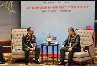Wakasad Letjen TNI Agus Subiyanto, S.E.,M.Si., menghadiri Bilateral Meeting