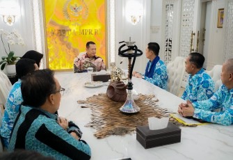 Bamsoet saat menerima Ikatan Guru Indonesia (IGI), di Jakarta, Selasa (4/10/22).