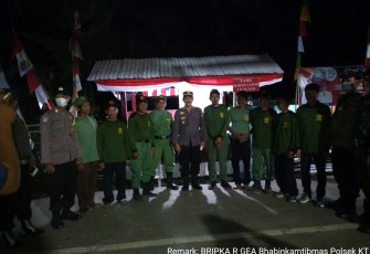 Polsek Kaur Tengah Gelar Lomba Poskamling 