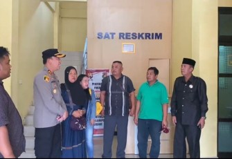 Polres Lebong saat gelar Restorative Justice