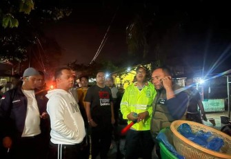 Bupati Labuhanbatu saat Tinjau Langsung Lokasi Banjir di Bilah Hulu