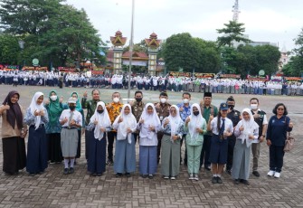GEMAS PENTING (Gerakan Remaja Sehat Peduli Stunting), Kamis (4/8/2022) di Lapangan Merdeka Jalan Sutomo Tebingtinggi.
