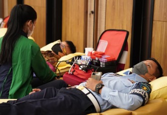 Donor Darah Direktorat Jenderal Pemasyarakatan (Ditjenpas), Jakarta Pusat. 