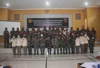 Wasev Binpotdirga dan Sosialisasi Program Spotdirga di Lanud J.B. Soedirman 