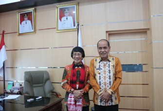 Kak Seto saat Audiensi Dengan Wabup Samosir