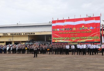 Apel Gelar Pasukan Ops lilin Nala 2022