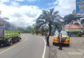 Samapta Polres Bengkulu Tengah saat Patroli Preventif