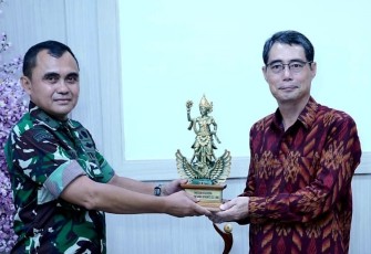 Kodam IX/Udayana Terima Kunjungan Kehormatan Konsul Republik Korea