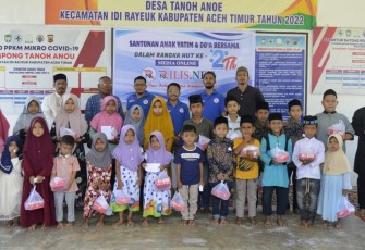 Doa Bersama dan Santuni Puluhan Yatim