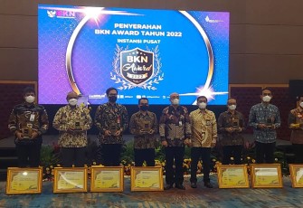 BNN RI saat Raih Penghargaan dalam Ajang BKN Award Tahun 2022