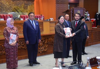 Puan Laporkan Kinerja Dewan di HUT ke-77 DPR
