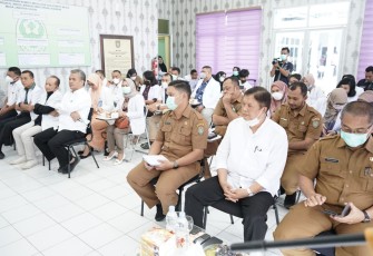Bupati Asahan saat Silaturahmi dan Tinjau Layanan Di UPTD RSUD HAMS Kisaran