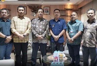 Bupati Labusel saat Silaturahmi ke Kemenhub