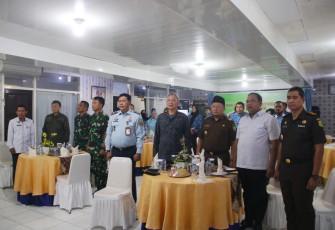 Asisten II Setda Provinsi Bengkulu Fachriza usai hadir pada Puncak Peringatan HANI Tahun 2022 secara Virtual Meeting, di Kantor BNN Provinsi Bengkulu, Senin (27/06).
