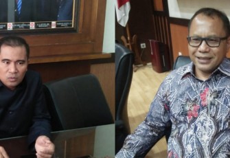 Wakil Ketua Komisi E DPRD Jatim, Artono dan Anggota Komisi E DPRD Jatim, Mathur